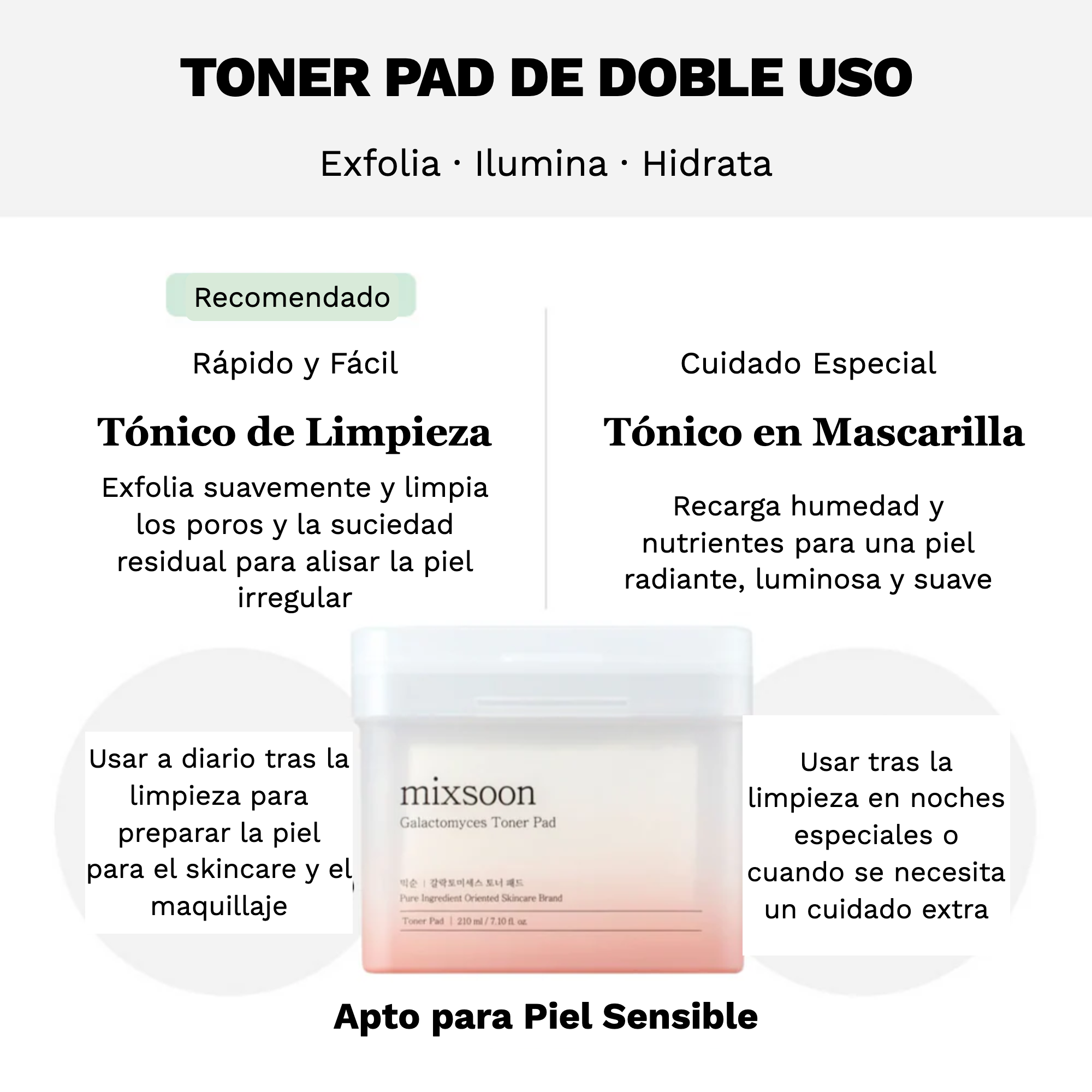 Mixsoon Galactomyces Toner Pad